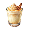 Consumable alcohol eggnog