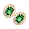 Earring dutchess emerald