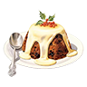 Consumable christmas pudding