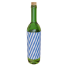Blue and white stripes bottle