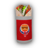 Burger chickenwrap