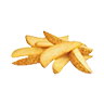 Burger slicedpotato