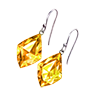 Earring ursula citrine