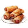 Consumable pigs in blanket