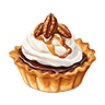 Consumable tart pecan