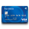 Creditcard visa blue
