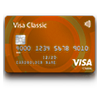 Creditcard visa orange