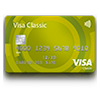Creditcard visa yellow