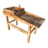 Gold panning stand