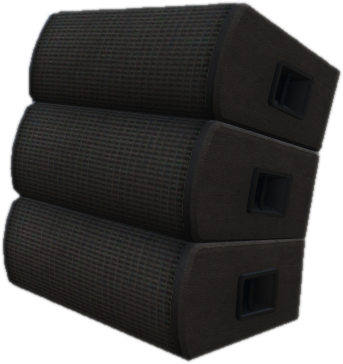 H4 prop battle club speaker array