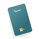 Keycard cyan