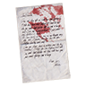 Letter bloody