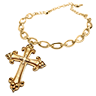 Necklace gold cross ainsworth