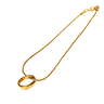 Necklace gold ring