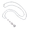 Necklace white gold gosselin