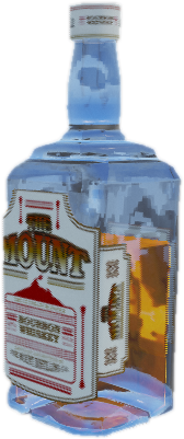 P whiskey bottle s