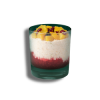 Peach raspberry oats