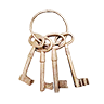 Provision key jail