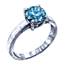 Ring banais topaz