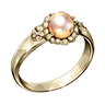 Ring bonnard pearl
