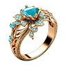 Ring thorburn turquoise