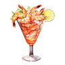 Seafood shrimpcocktail