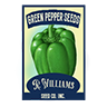 Seed bell pepper green