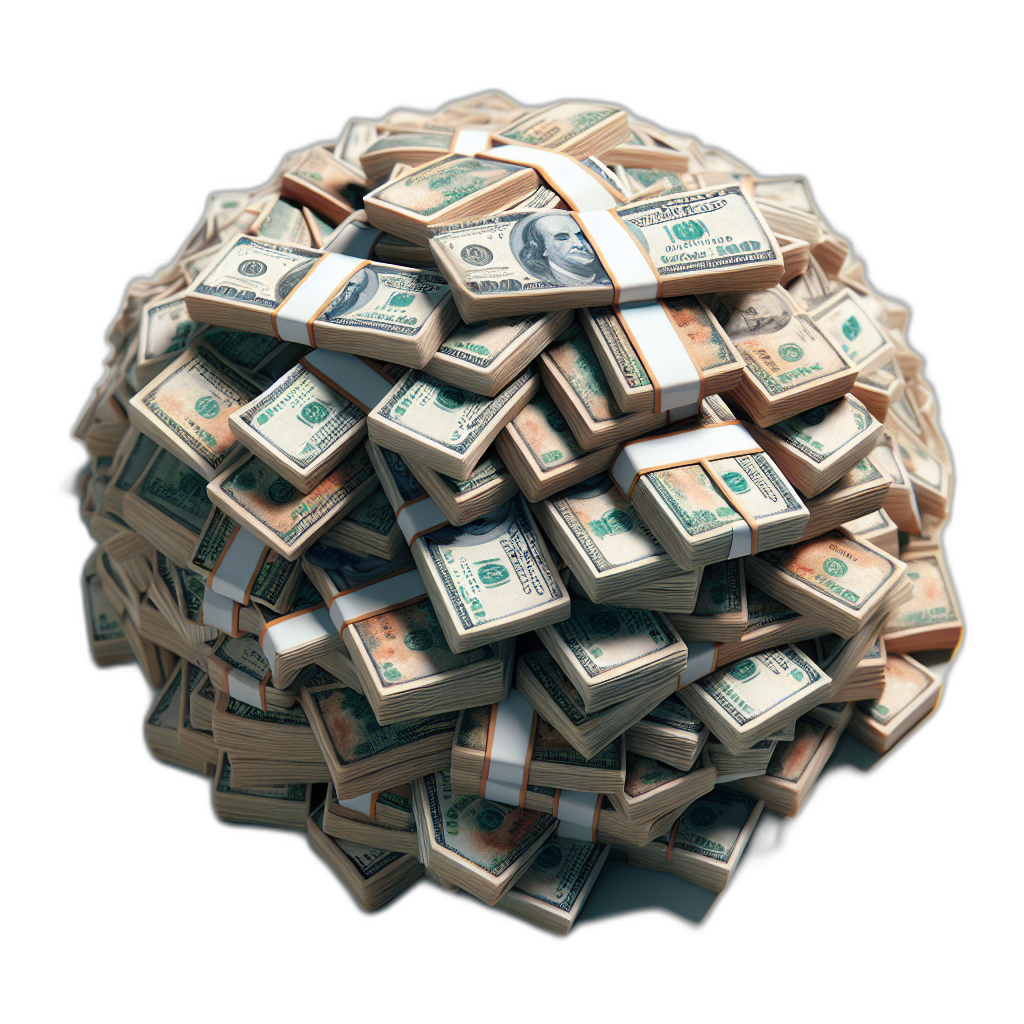 Small pile of cash 1