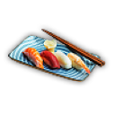 Sushi plate
