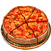 Thick pizza