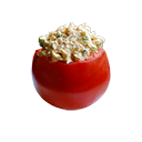Tomate farcie crabe