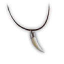 Tooth necklace