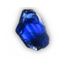 Uncut sapphire
