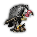 Vulture statue